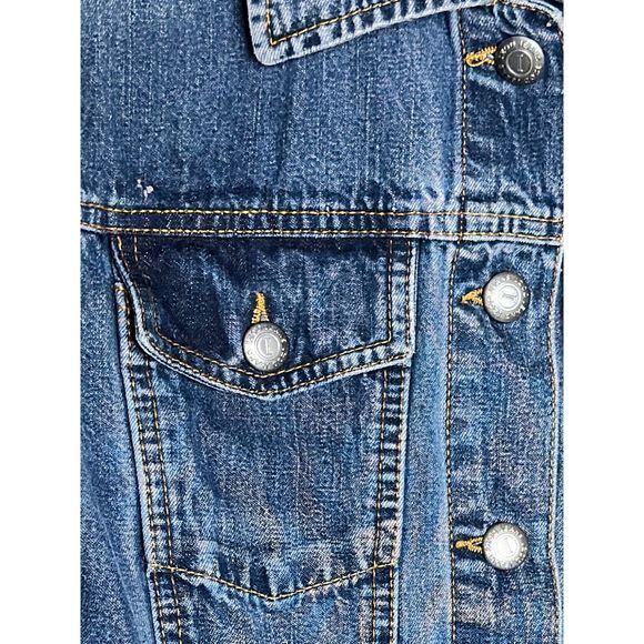 Women’s IZOD, Jean Jacket, SPP, Blue - Picture 3 of 15